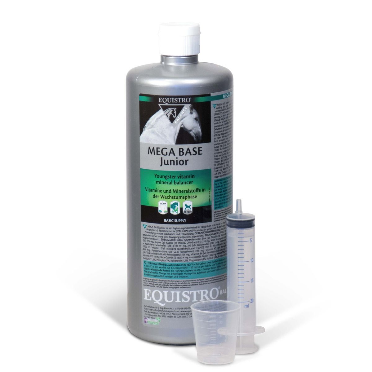  EQUISTRO Mega Base Junior Fürs Pferd 1000 Ml Mega Base Junior